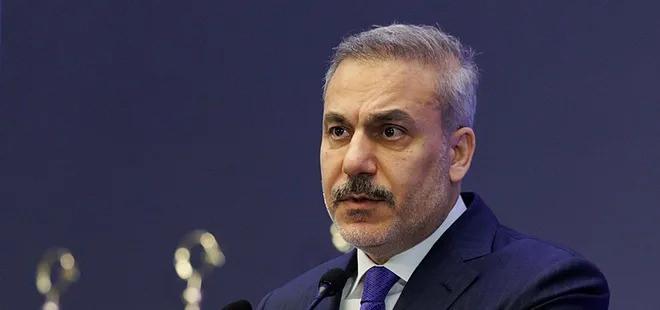 Dışişleri Bakanı Hakan Fidan