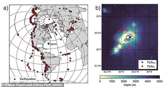 Depremlerden oluşan 20 kilometre kalınlığa sahip bir kaya katmanı buldular