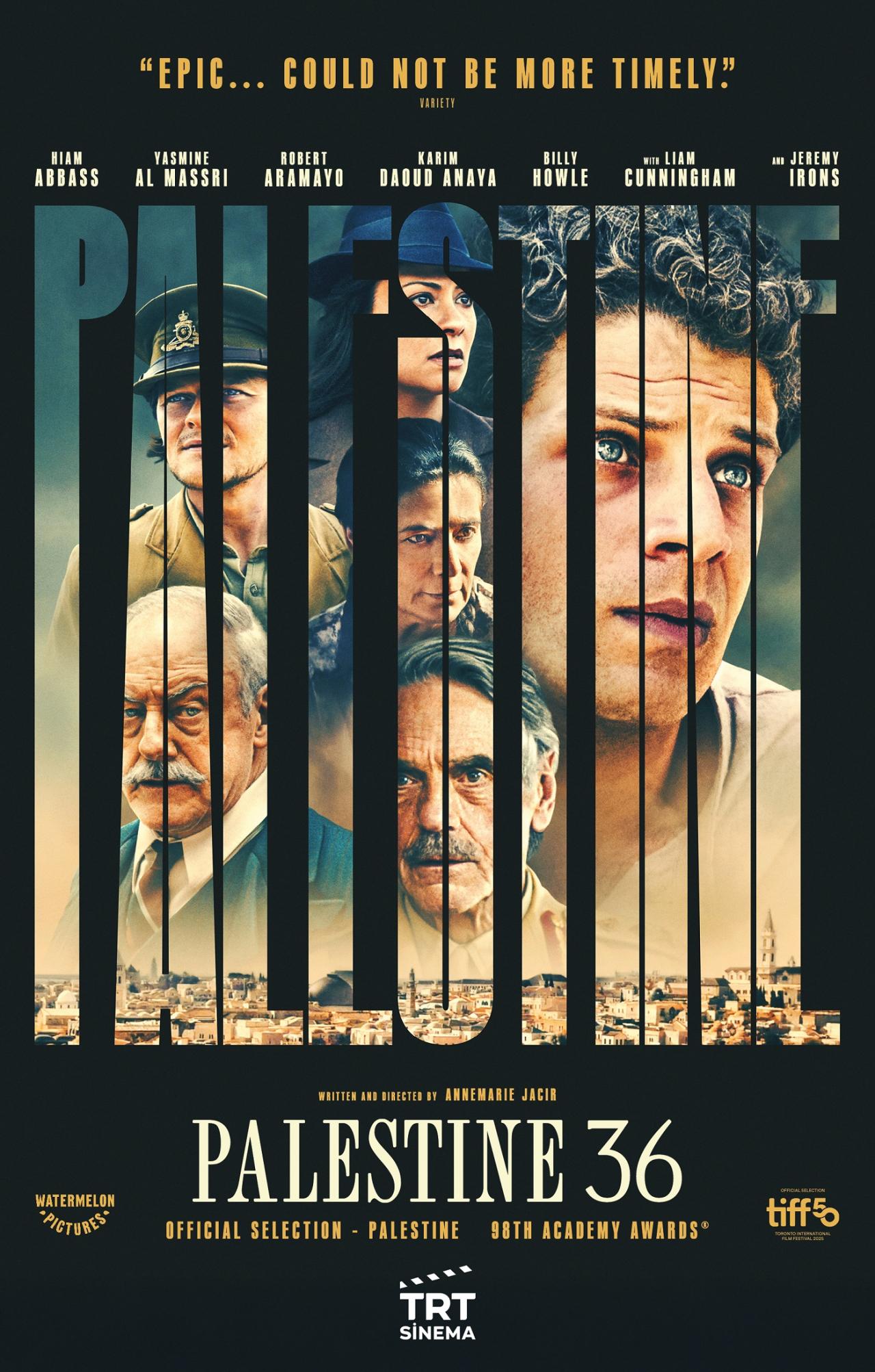 TRT ortak yapımı “Palestine 36” 98. Oscar Ödülleri’nde kısa listede.