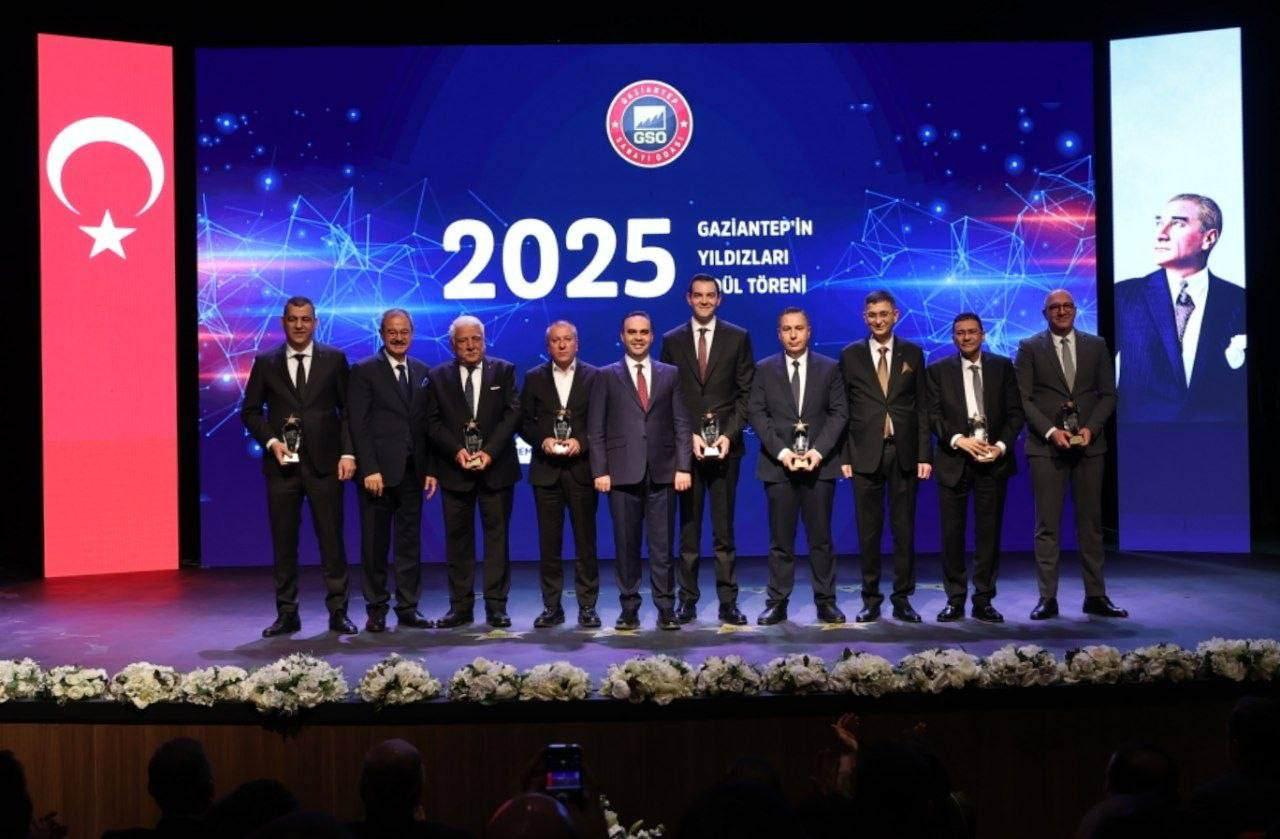  Gaziantep’in Yıldızları Ödül Töreni’nden bir kare. 