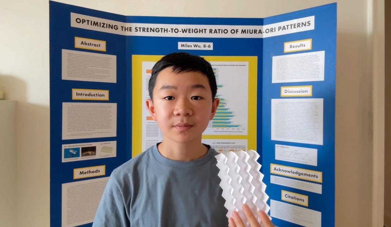 lise öğrencisi Miles Wu