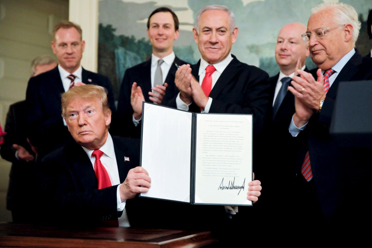 Donald Trump ve Binyamin Netanyahu