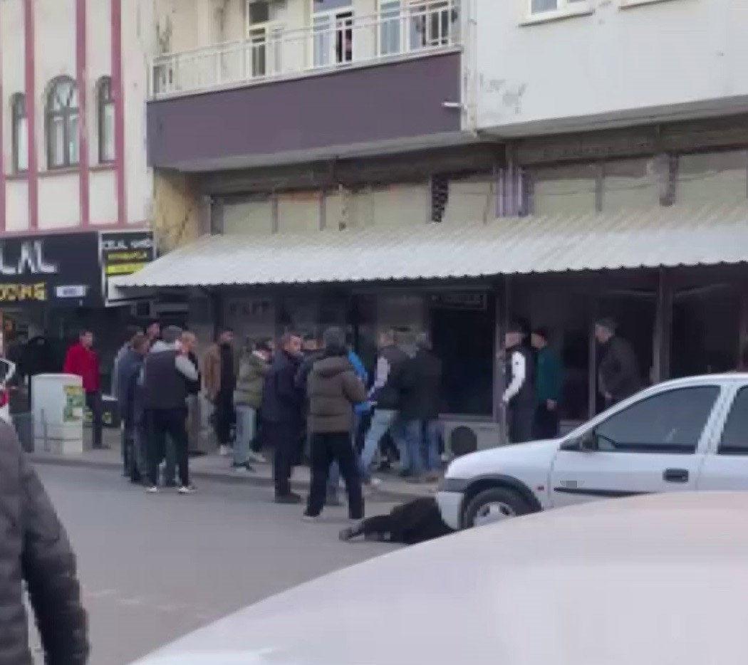 Emine Aluç'un bıçakladığı olay yeri. 