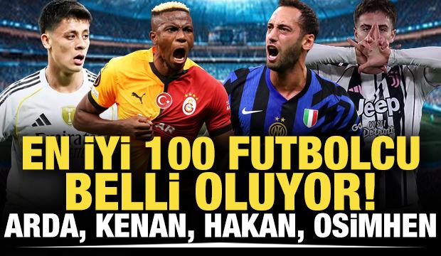 D&uuml;nyanın en iyi 100 futbolcusu belli oluyor! Arda, Kenan, Hakan, Osimhen...