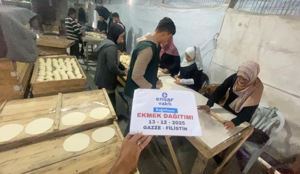 Ensar Vakfı Kağıthane Şubesi Gazze'de insani yardıma devam ediyor