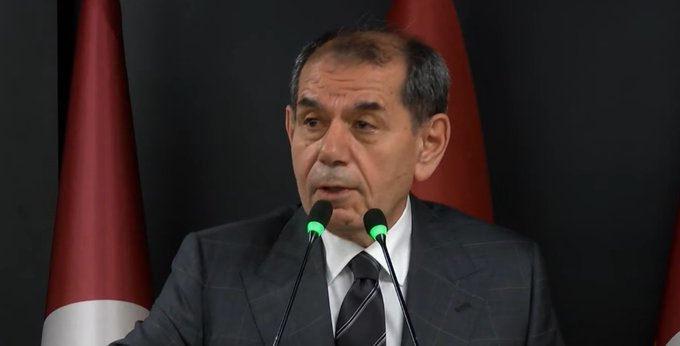 Galatasaray Başkanı Dursun Özbek, aralık ayı Divan Kurulu toplantısında üyelere seslenirken, 17 Aralık 2025 