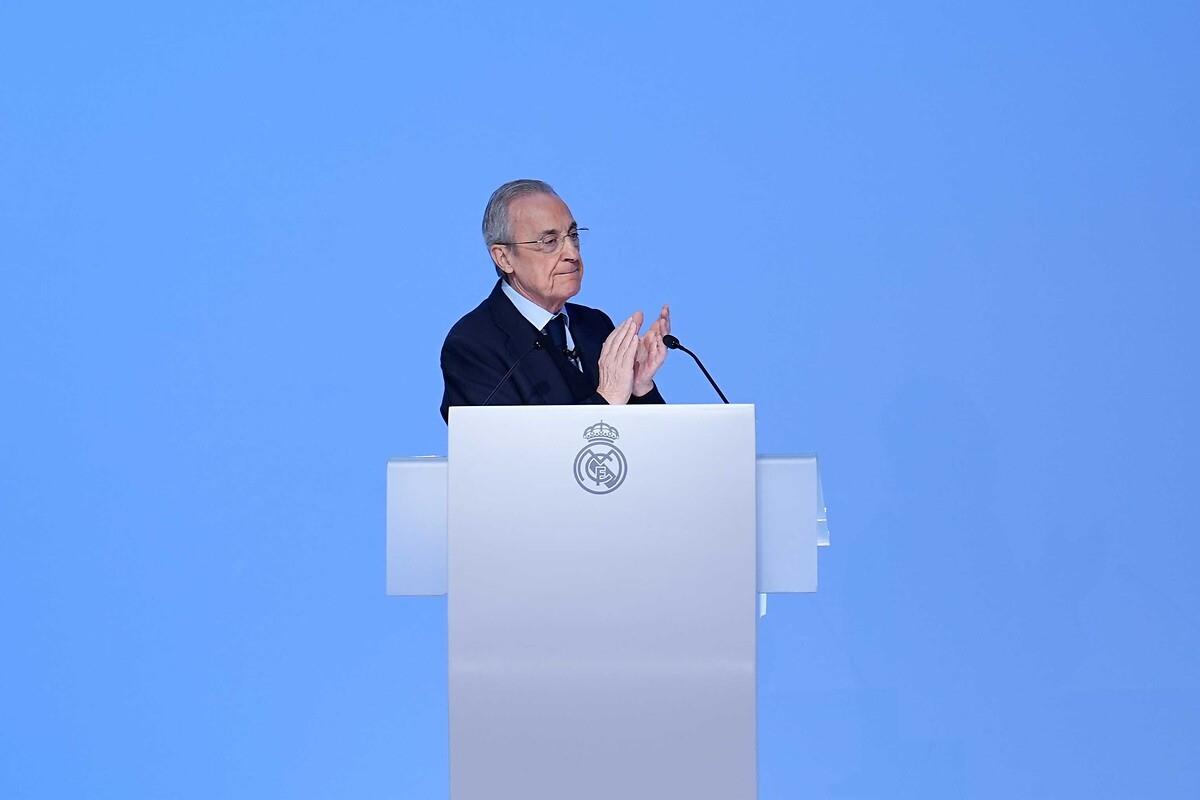 Real Madrid Başkanı Florentino Perez, Real Madrid Temsilcileri Olağan Genel Kurulu'na katılarak konuşma yaptı.