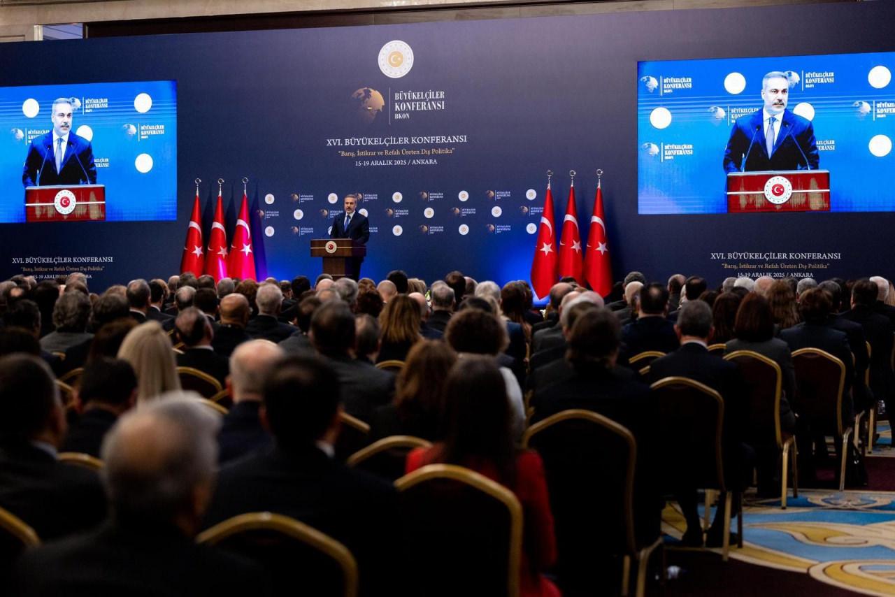 Dışişleri Bakanı Hakan Fidan, 16. Büyükelçiler Konferansı'na katıldı.