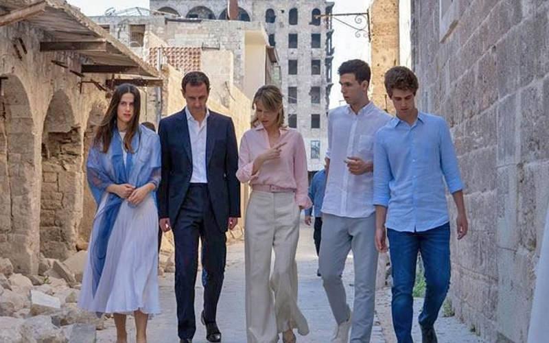 Beşar Esed ve ailesi