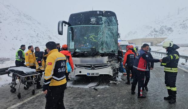 Kaza yerinden görüntü