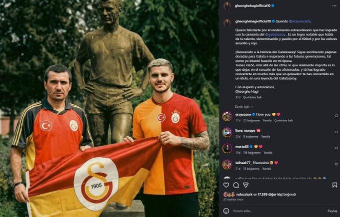 Gheorge Hagi'nin paylaşımı