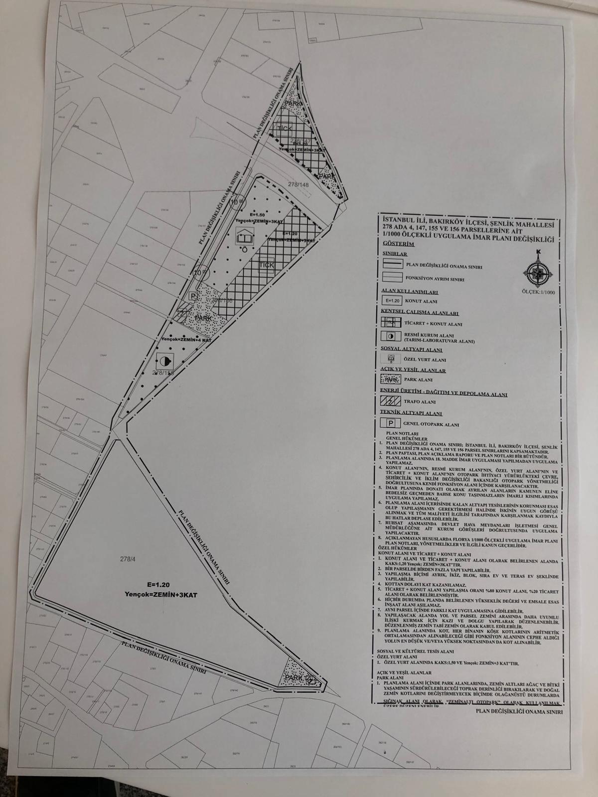 İmar değişikliği sonrası görüntü