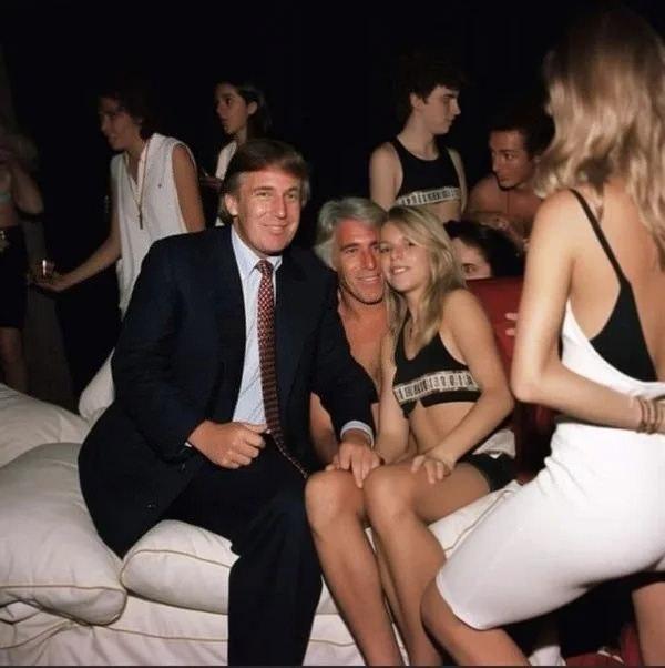 Trump'ın Epstein belgelerinde yer alan başka bir fotoğrafı