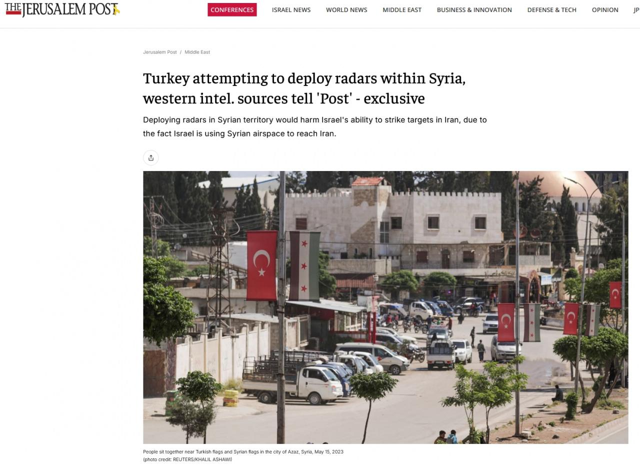 Jarusalem Post gazetesinin haberi