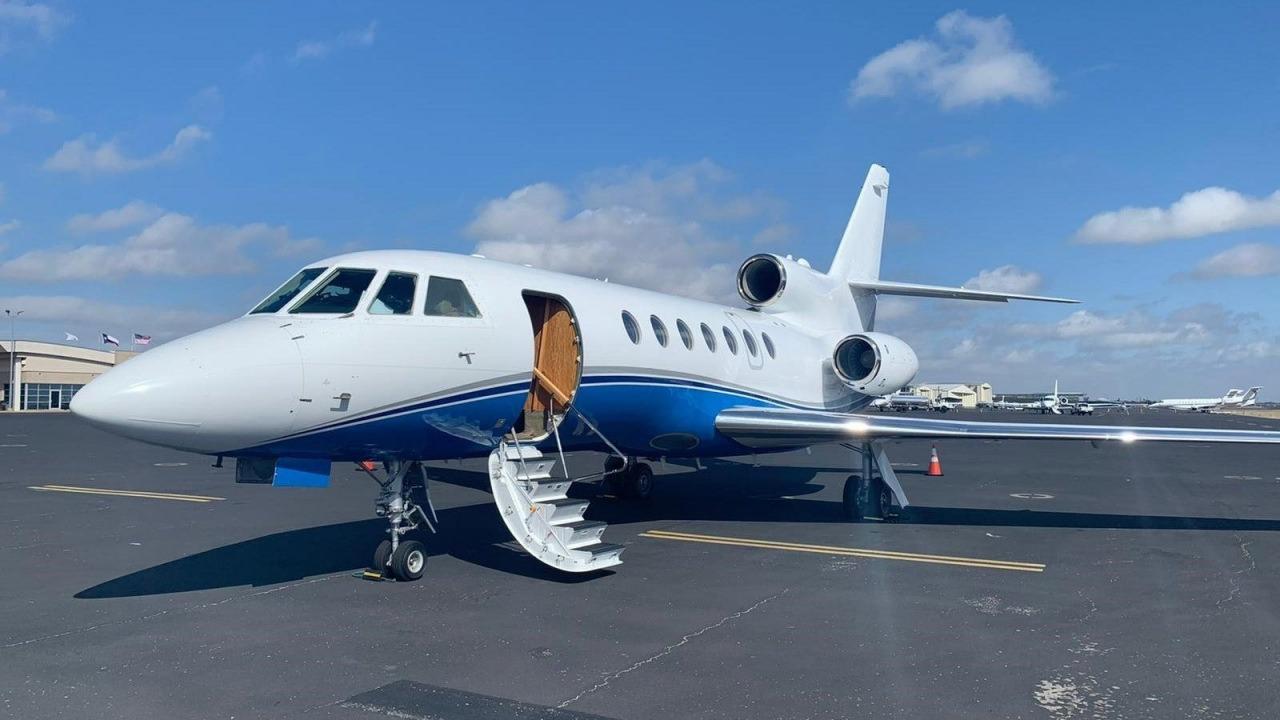 Dassault Falcon 50 tipi özel jet (Temsili görüntü)