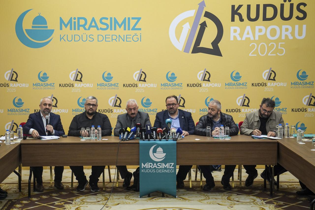  Mirasımız Kudüs Derneğinin 'Genişletilmiş 2025 Kudüs Raporu (Gazze ve Batı Şeria dahil)' kamuoyuna duyuruldu.