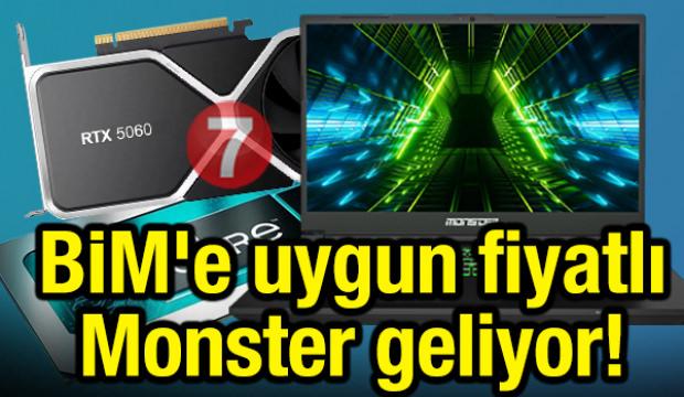 BİM uygun fiyatlı RTX 5060'lı Monster oyun bilgisayarı satacak! İşte satış tarihi
