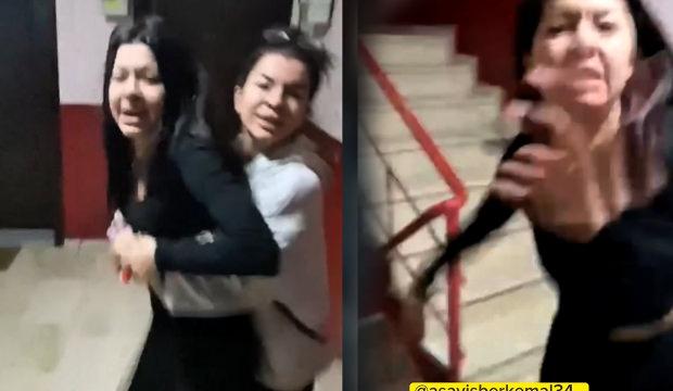 &Ccedil;orlu'da m&uuml;şteri dehşeti! Eve gelen kadın kuryeye tekme tokat saldırdı