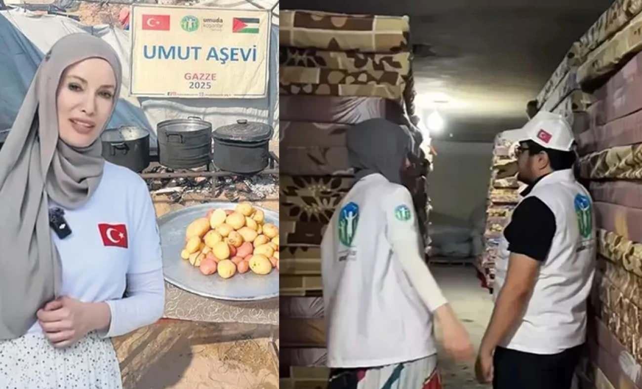 Gazze'yi unutmadı: Gamze &Ouml;z&ccedil;elik'ten duygulandıran hamle!