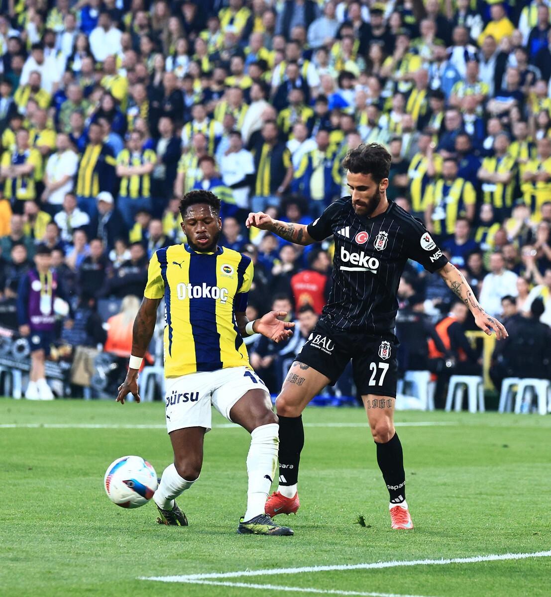 Chobani Stadı'nda oynanan son Fenerbahçe - Beşiktaş karşılaşması! Fred ve Rafa Silva