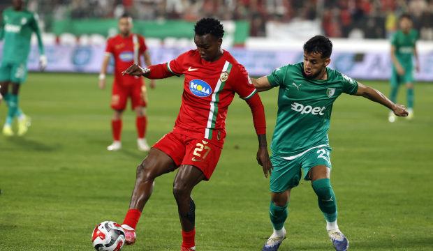 Ma&ccedil; başladığı gibi bitti! Amed liderliği kaybetti