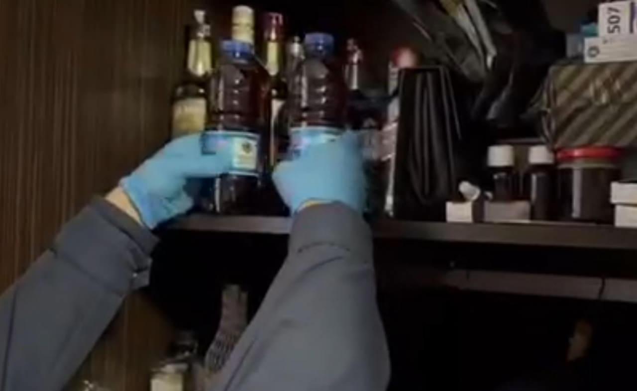 Ekiplerin ele geçirdiği sahte alkoller...