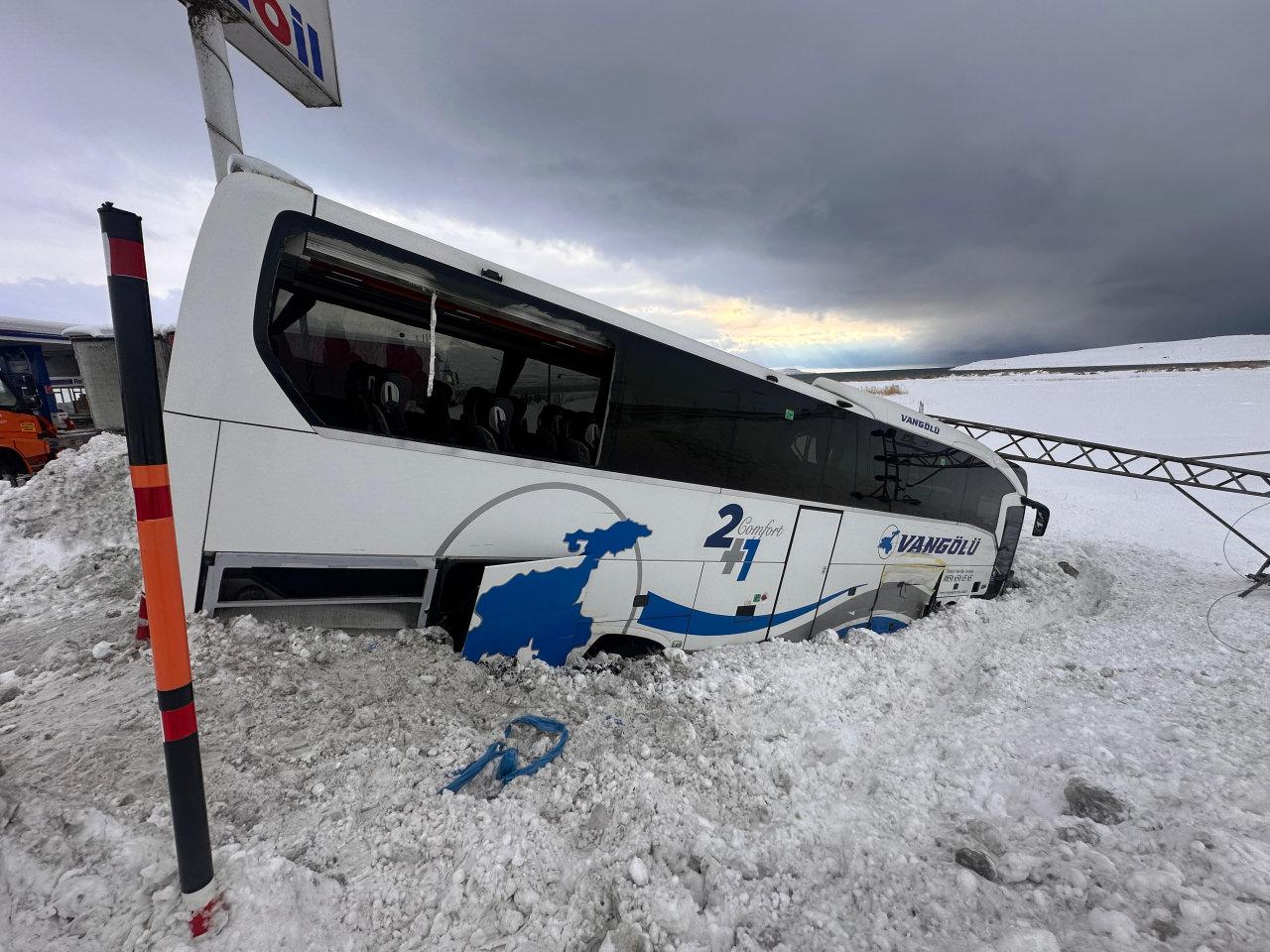 kaza yerinden görüntü