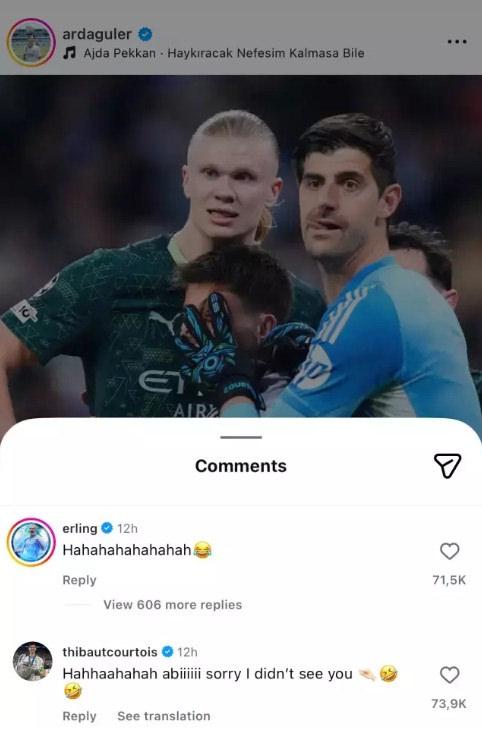 Arda Güler'in paylaşımı