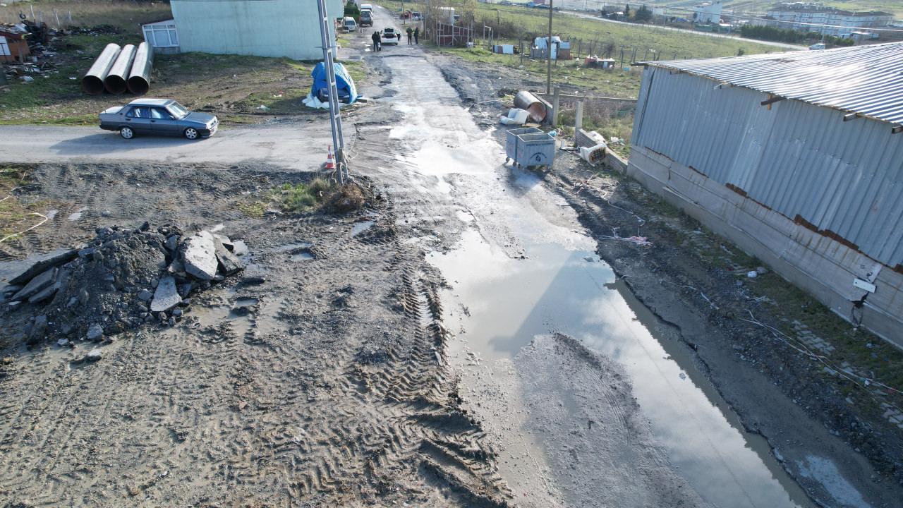 Altyapı çalışmasının ardından yol çalışması yapılmadığı iddia edildi. 