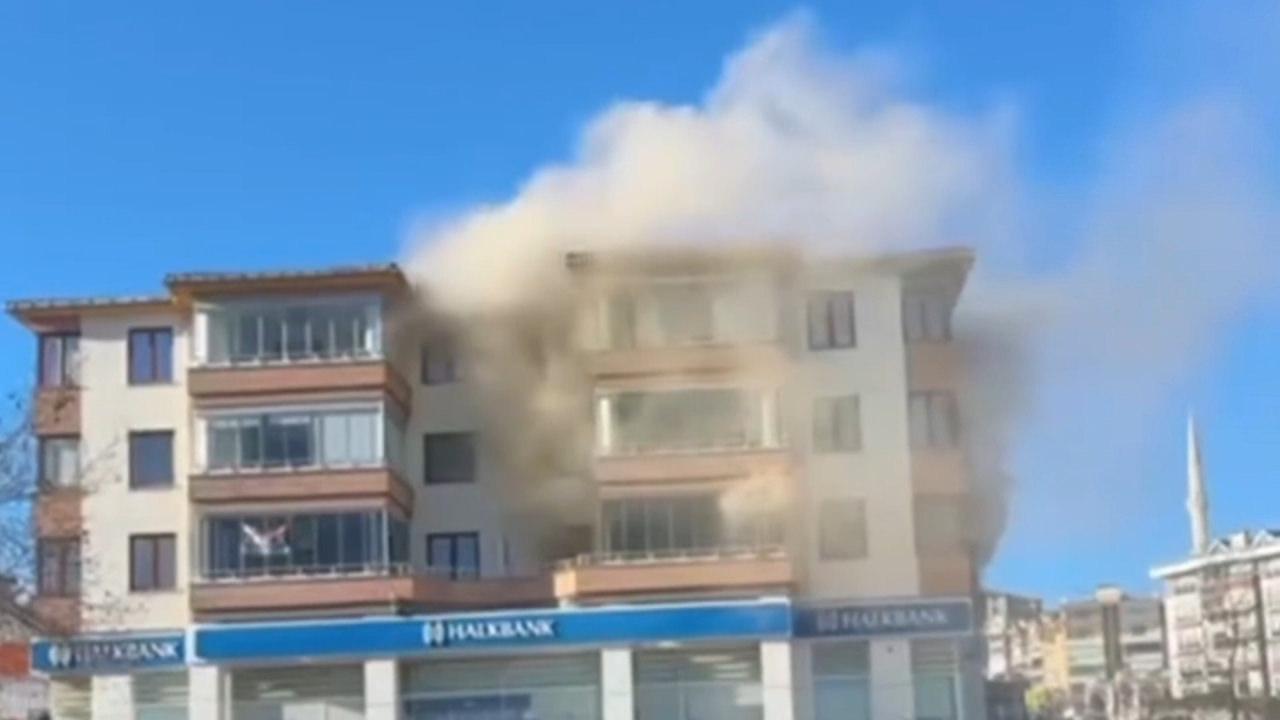 Binnaz Eriş'in hayatını kaybettiği ev.