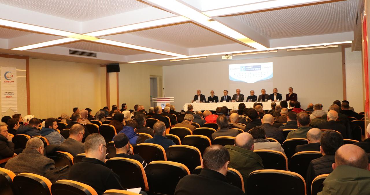 Cansuşu Derneği İstişare ve Değerlendirme Toplantısı'na çok sayıda katılımcı ktatıldı.