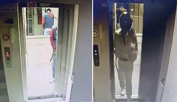 Asans&ouml;re idrarını yapıp &ccedil;atıdaki kuşları &ccedil;alan hırsız kamerada