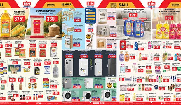 BİM 13 Ocak 2026 Salı akt&uuml;el kataloğu: Buzdolabı, Bulaşık Makinesi, Mısır Yağı