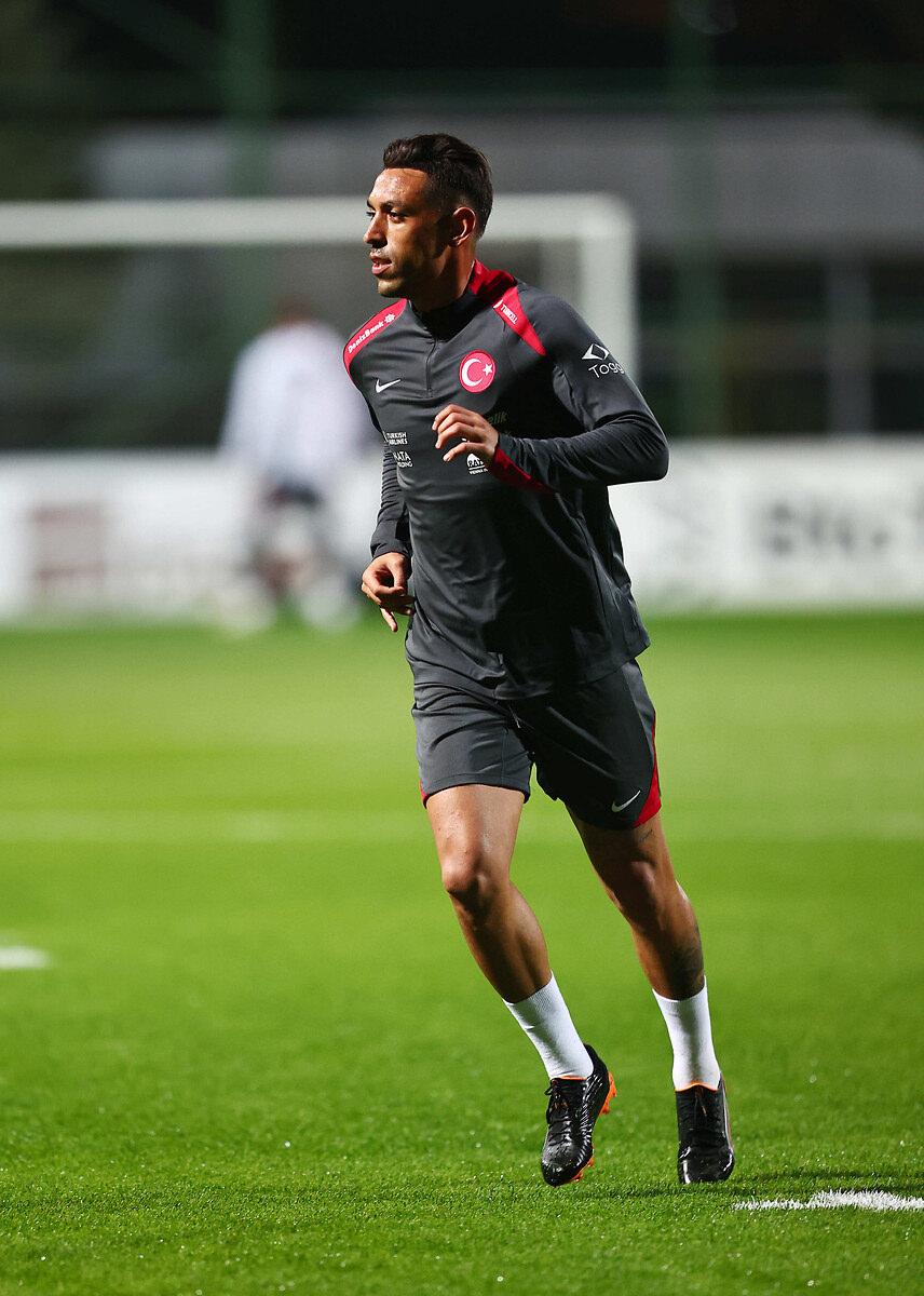 İrfan Can Kahveci, A Milli Futbol Takımı'nın 30 Kasım'da düzenlenen antrenmanında.