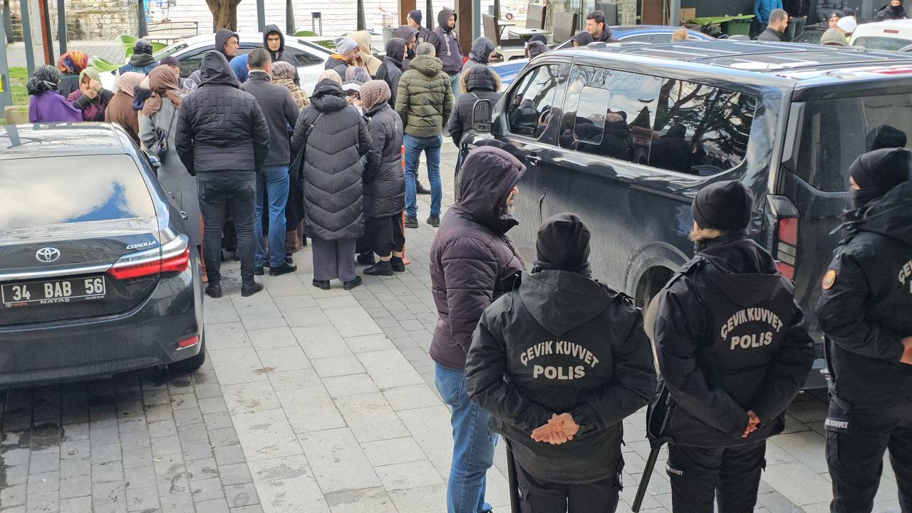Duruşma sonrası tartışma çıktı. 