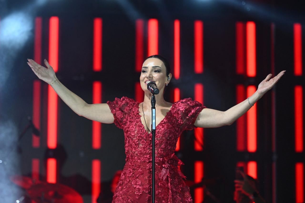 Sevcan Orhan'ın Bornova konserinden.