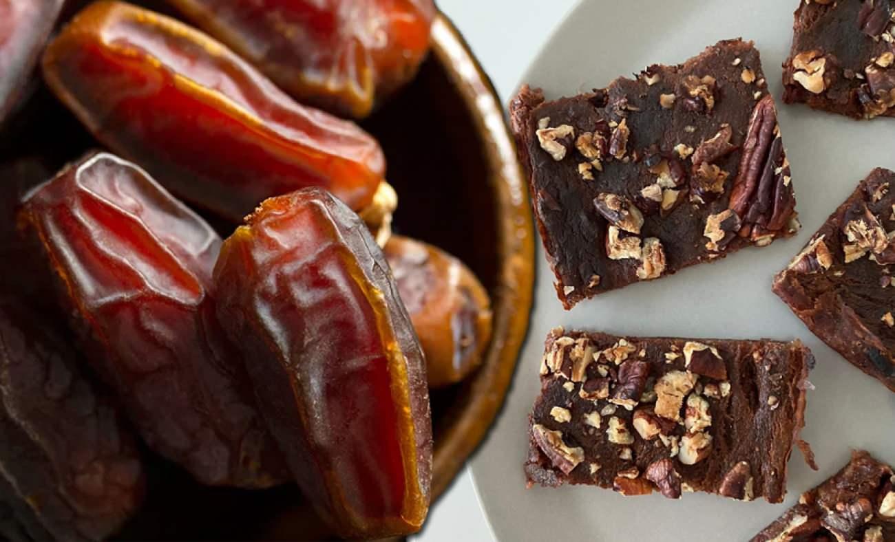 Lezzet bombası: &Ccedil;ikolatalı tahinli hurma bar tarifi
