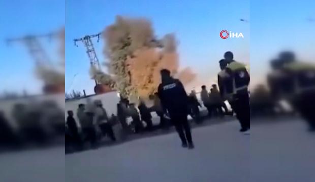 Suriye'de Şeyh Maksud mahallesinden 400 ter&ouml;ristin kovulduğu anlar