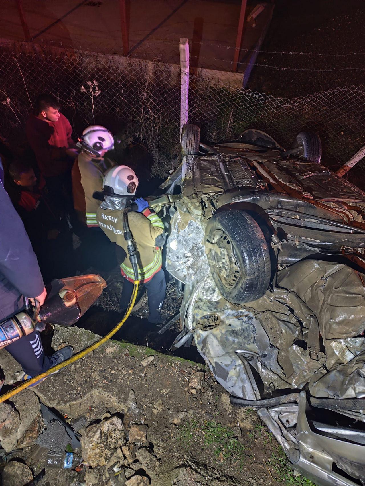 Antakya-İskenderun kara yolunda kaza