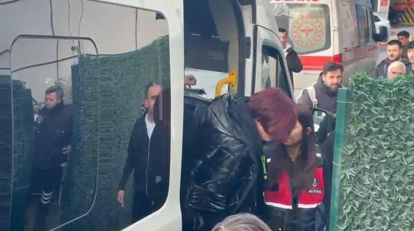 Emel Müftüoğlu'nun gözaltı sonrası ilk fotoğrafı.