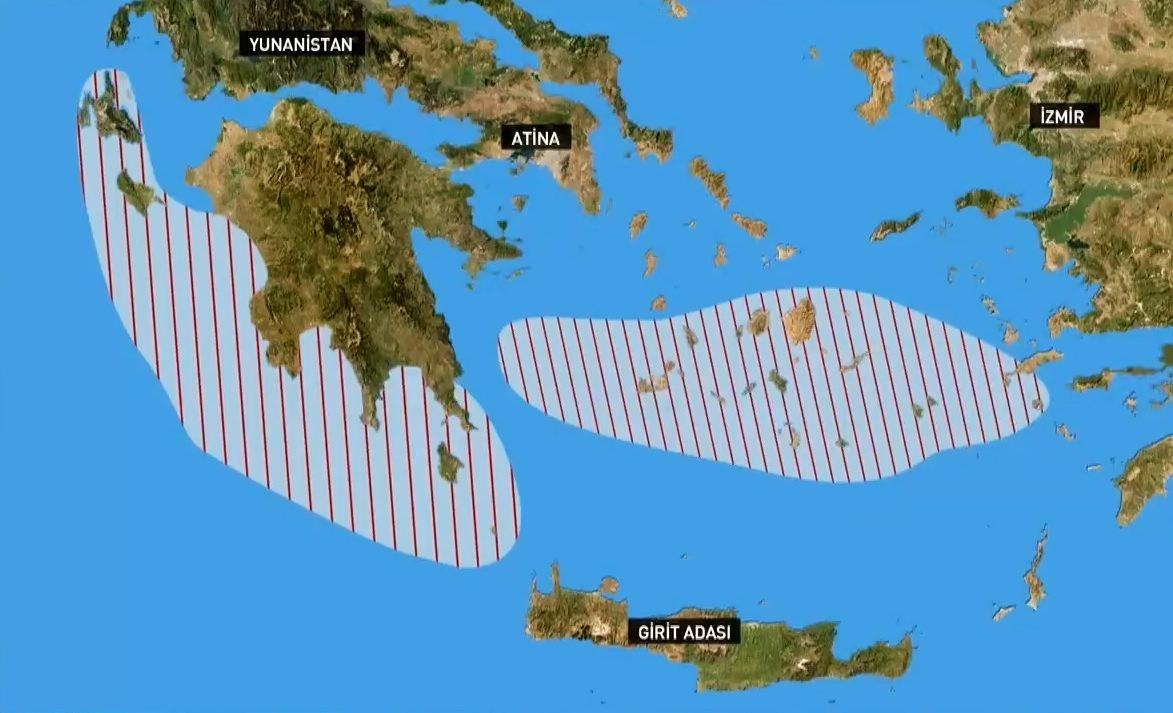 Yunanistan'ın kurmayı planladığı deniz parkı proje alanları