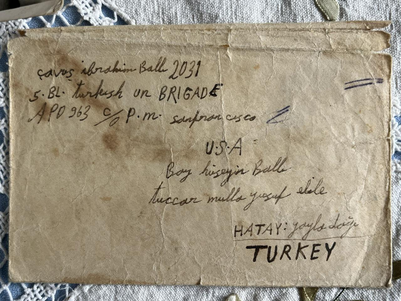 Züleyha Ballı'nın (77) şehit babasından kalan mektup. 