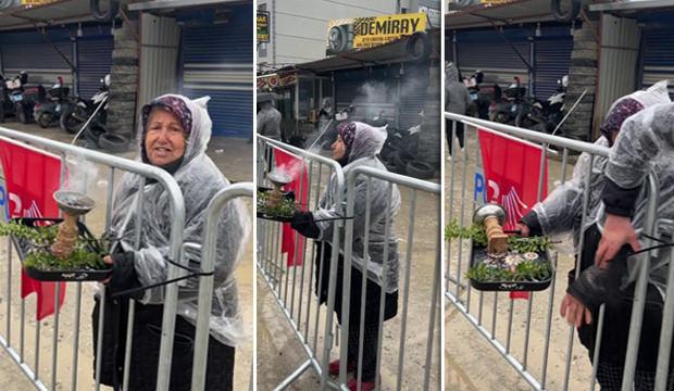 Hatay'da miting heyecanı kazaya neden oldu: T&uuml;ts&uuml; yakarken kendini yaktı
