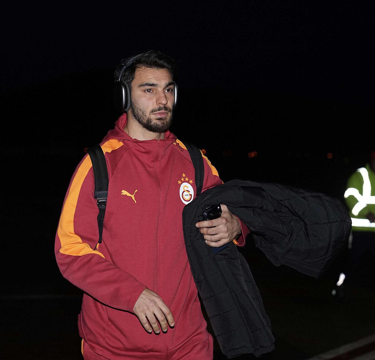 Galatasaray kafilesi maç öncesi Muğla'ya vardı.