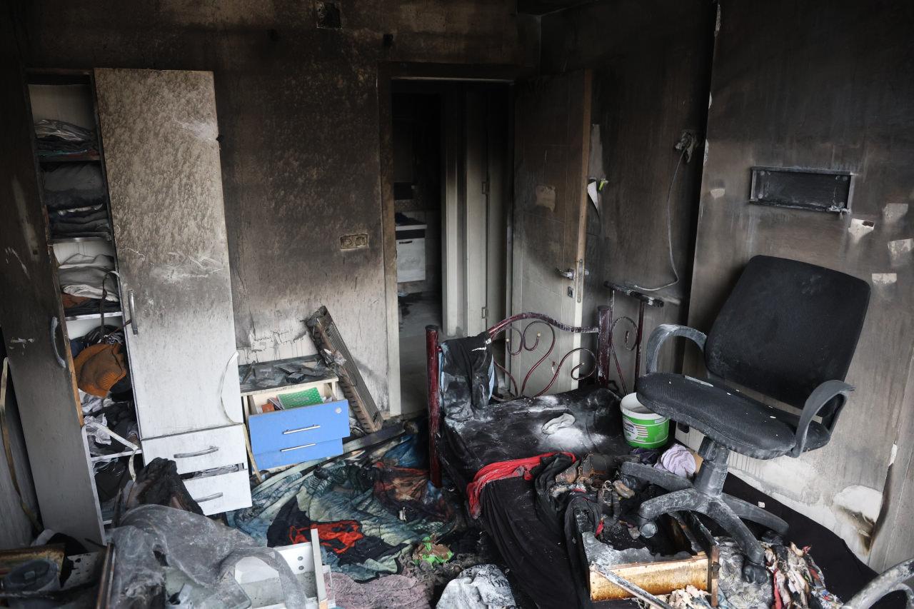 Anne Berrak, yangını küçük oğlunun fark ettiğini dile getirdi.