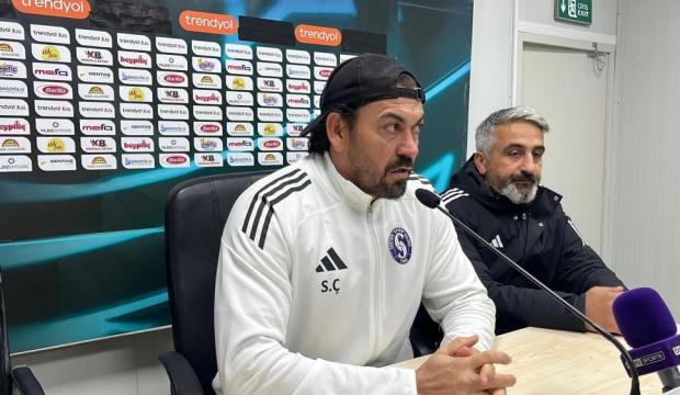 Servet &Ccedil;etin'den &uuml;st &uuml;ste 3. zafer sonrası a&ccedil;ıklama: &Ccedil;alıştığımız yerlerden golleri vurduk