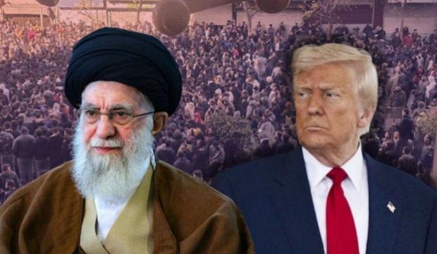 Trump'tan İran'a m&uuml;dahale a&ccedil;ıklaması! 'Ordu konuyu inceliyor'