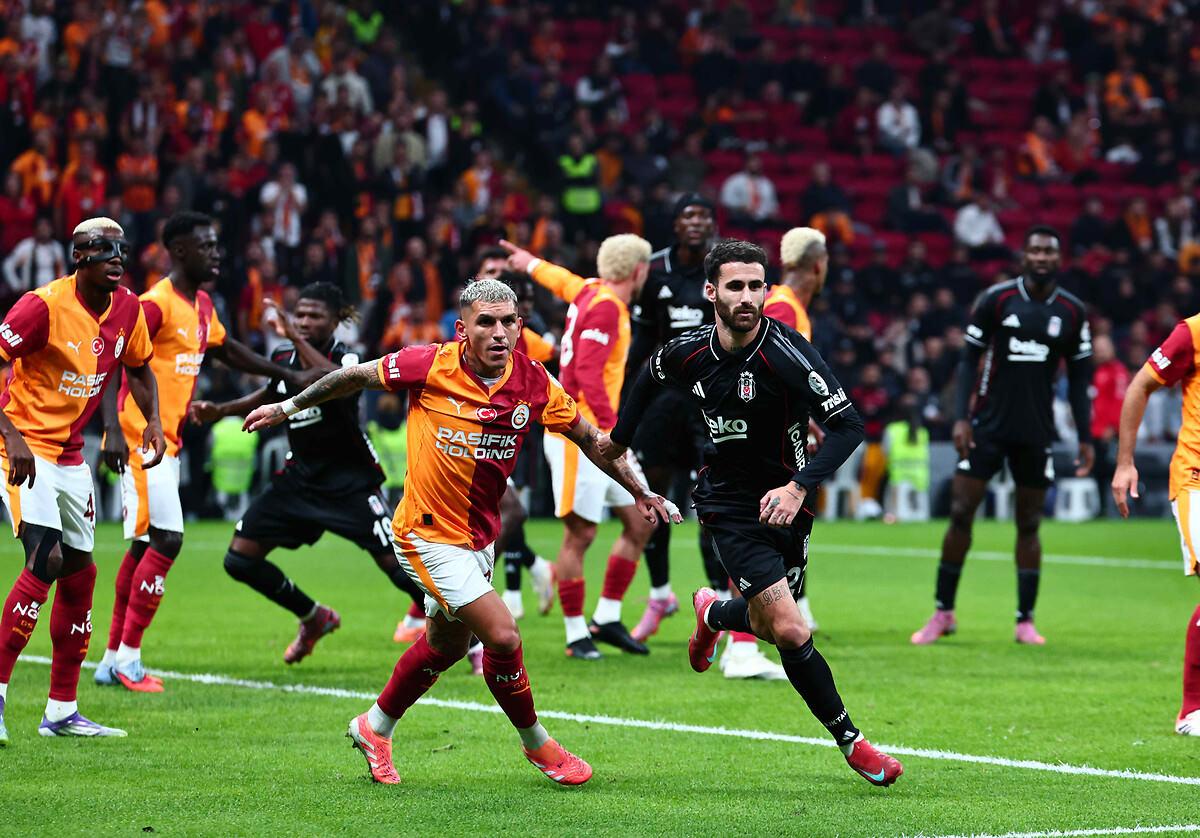 Rafa Silva, Trendyol Süper Lig'de oynanan Galatasaray - Beşiktaş maçında.