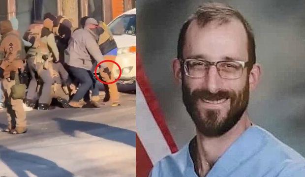 ICE bir kişiyi daha sokak ortasında &ouml;ld&uuml;rd&uuml;