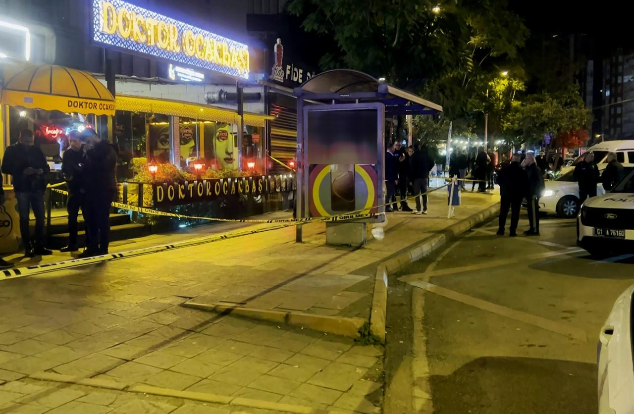 Cengiz Durmaz’ın öldürüldüğü olay yeri. 